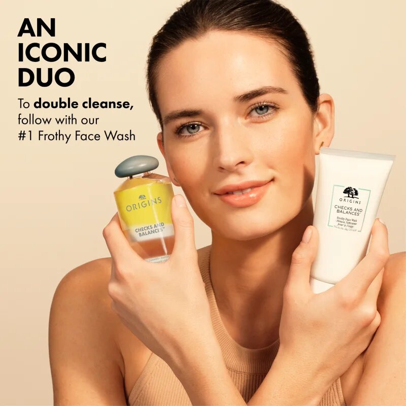 Origins Checks and Balances™ Frothy Face Wash освежаваща почистваща пяна за лице 50 мл.