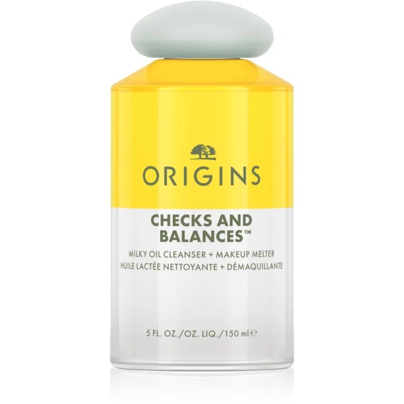 Origins Checks and Balances™ Milky Oil Cleanser + Makeup Melter почистващо и премахващо грима масло 150 мл.