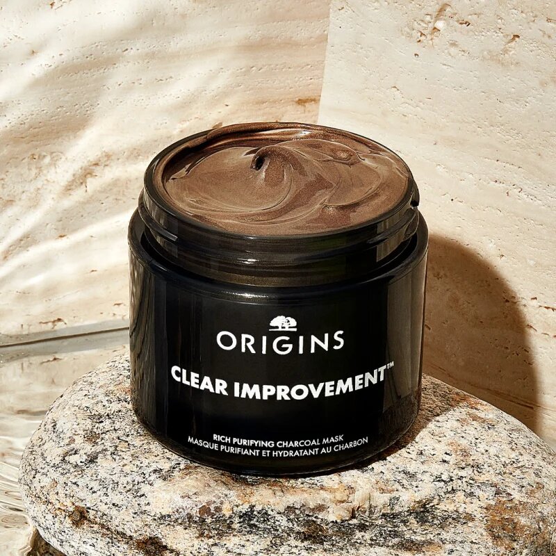 Origins Clear Improvement® Rich Purifying Charcoal Mask почистваща маска с активни въглища 30 мл.