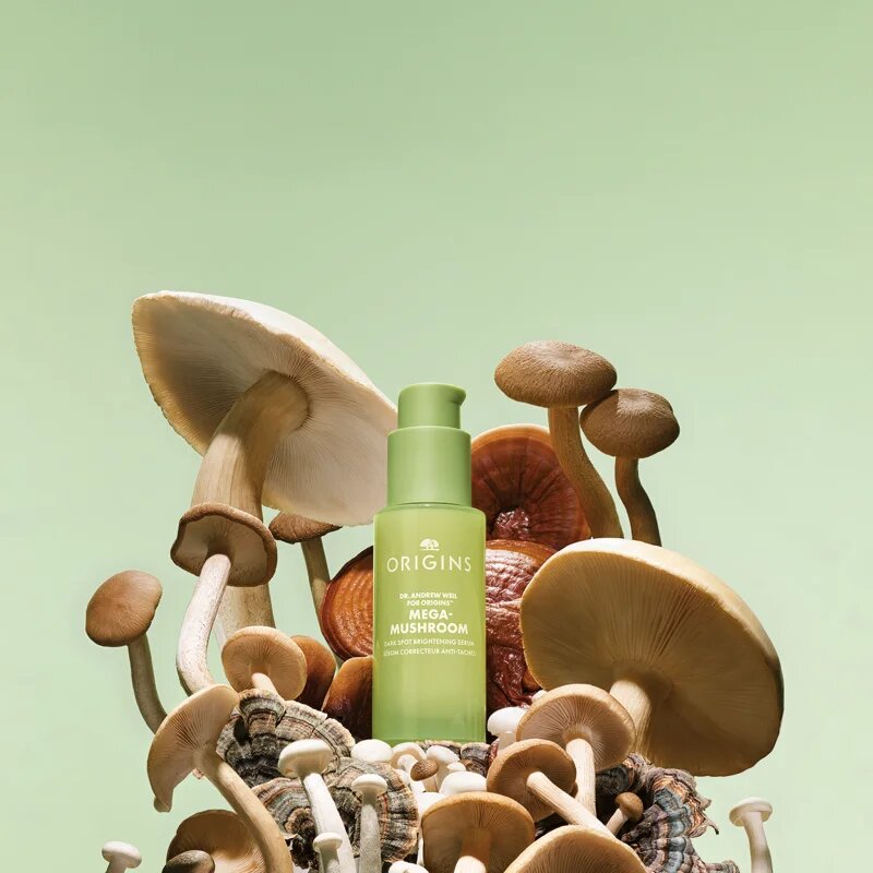 Origins Dr. Andrew Weil for ™ Mega-Mushroom Dark Spot Brightening Corrector Serum серум за лице против несъвършенства на кожата 30 мл.