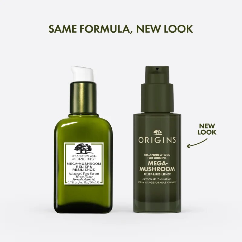 Origins Dr. Andrew Weil for ™ Mega-Mushroom Relief & Resilience Advanced Face Serum хидратиращ и подхранващ серум 50 мл.