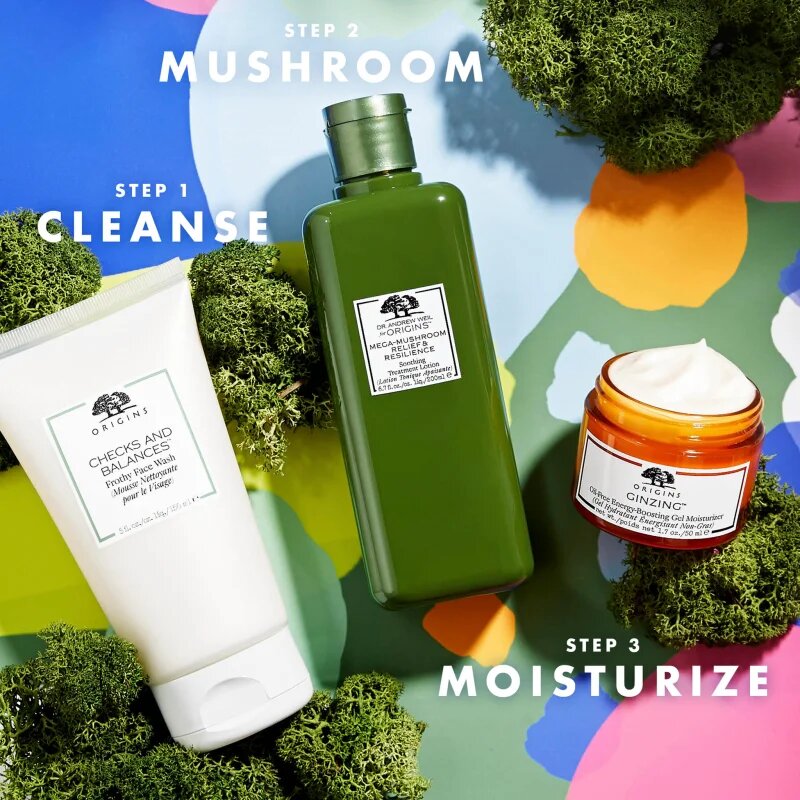 Origins Dr. Andrew Weil for ™ Mega-Mushroom Relief & Resilience Soothing Treatment Lotion омекотяващ и успокояващ лосион за лице 100 мл.