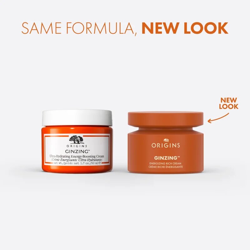 Origins GinZing™ Energizing Rich Cream ревитализиращ хидратиращ крем за суха кожа 50 мл.