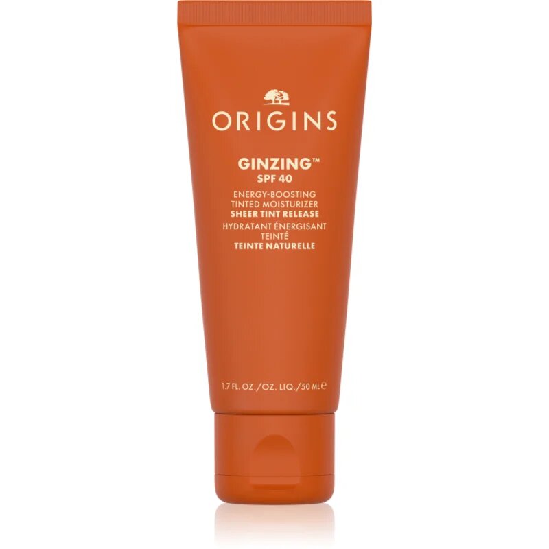 Origins GinZing™ Energy-Boosting Tinted Moisturizer дневен крем с ревитализиращ ефект SPF 40 цвят 2 50 мл.
