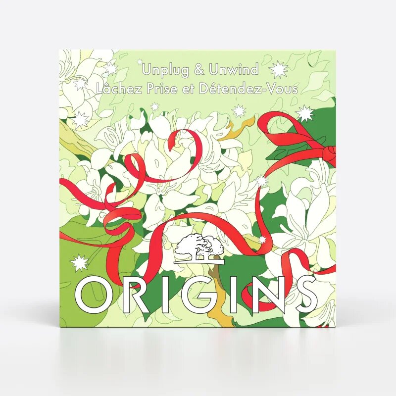 Origins Holiday Unplug & Unwind подаръчен комплект