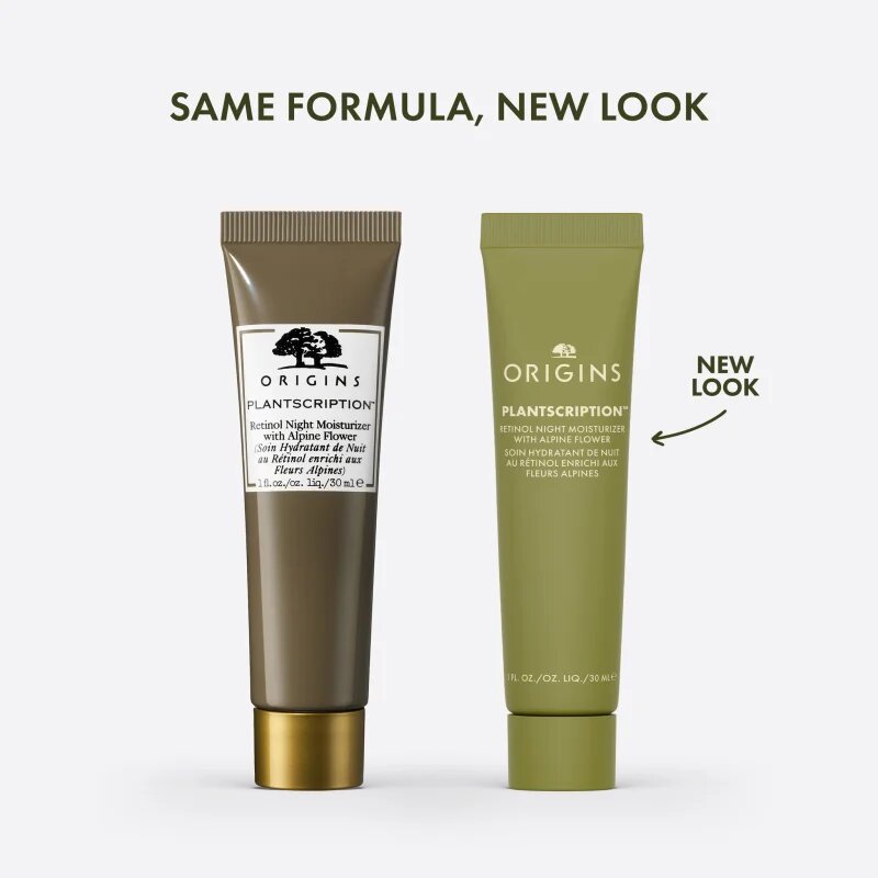 Origins Plantscription™ Retinol Night Moisturizer With Alpine Flower хидратиращ нощен крем с ретинол 30 мл.