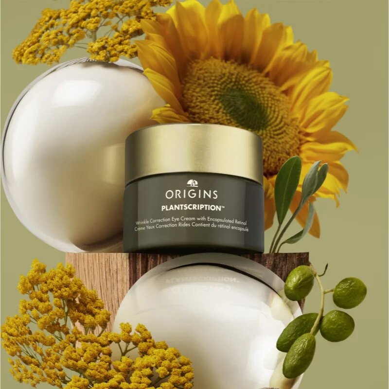 Origins Plantscription™ Wrinkle Correction Eye Cream With Encapsulated Retinol хидратиращ и изглаждащ очен крем с ретинол 15 мл.