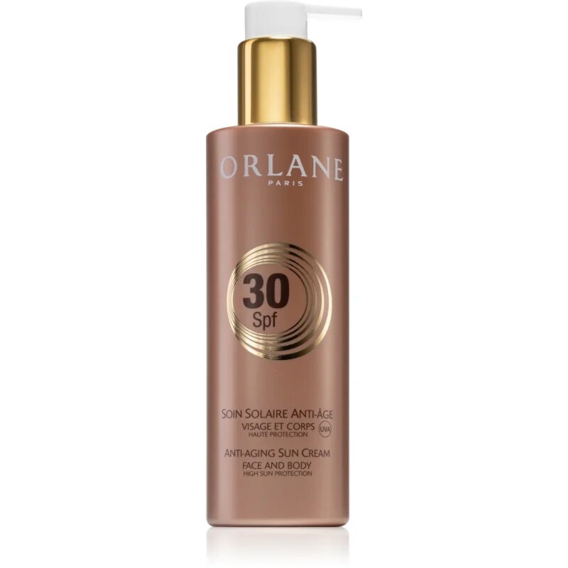 Orlane Sun Care Anti-aging Sun Cream защитна грижа против слънчеви лъчи с анти-бръчков ефект SPF 30 200 мл.