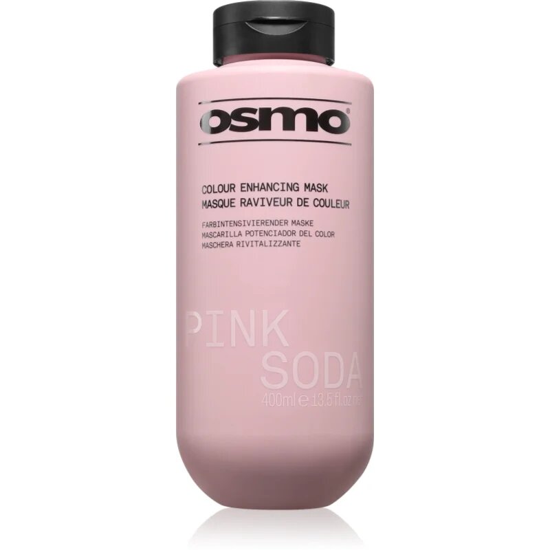 Osmo Pink Soda Colour Enhancing Mask нежна подхранваща маска без перманентни цветови пигменти розов 400 мл.