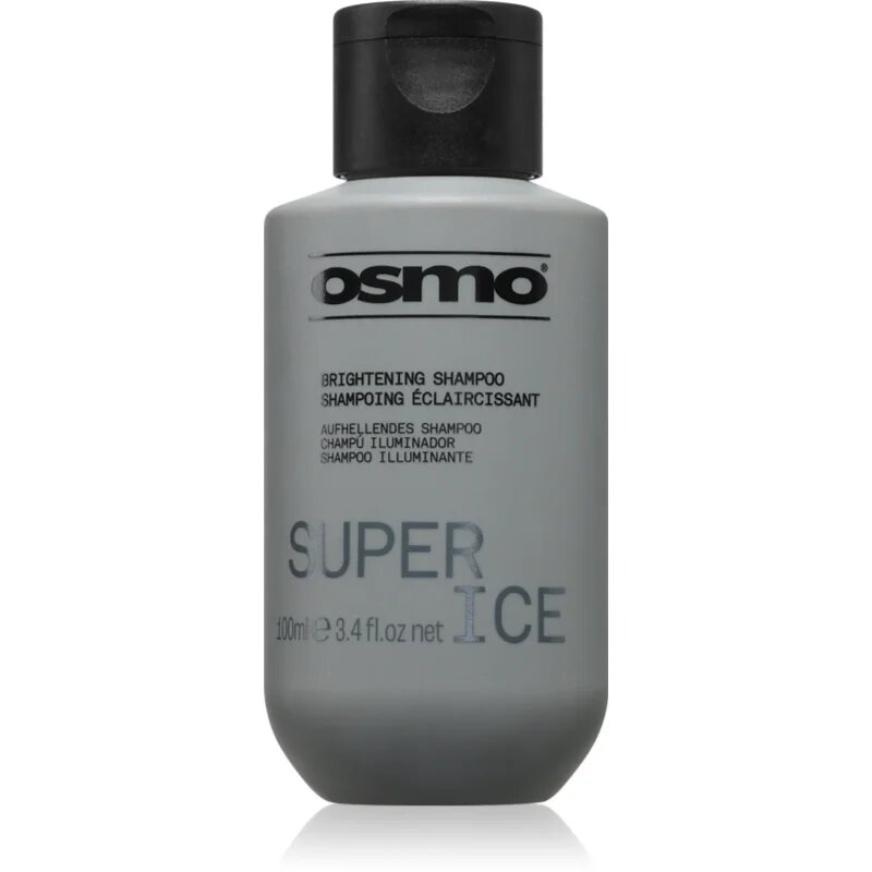 Osmo Super Ice Brightening Shampoo шампоан против жълти оттенъци за блонд коса и коса с кичури 100 мл.