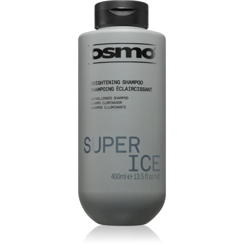 Osmo Super Ice Brightening Shampoo шампоан против жълти оттенъци за блонд коса и коса с кичури 400 мл.