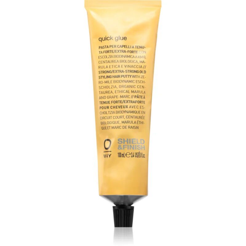 Oway Shield & Finish Quick Glue стилизираща паста За коса 100 мл.