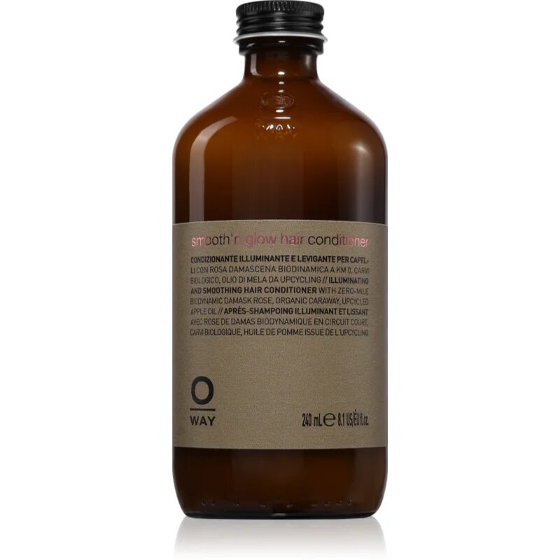Oway Smooth'n glow Hair Conditioner изглаждащ балсам за блясък и мекота на косата 240 мл.