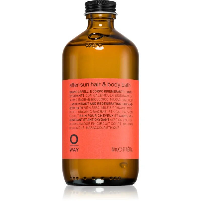 Oway SunWay Hair & Body Bath шампоан след слънчеви бани за коса и тяло 240 мл.