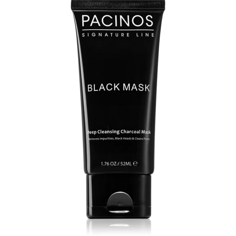 Pacinos Black Mask почистваща маска - премахваща се с активен въглен 50 мл.