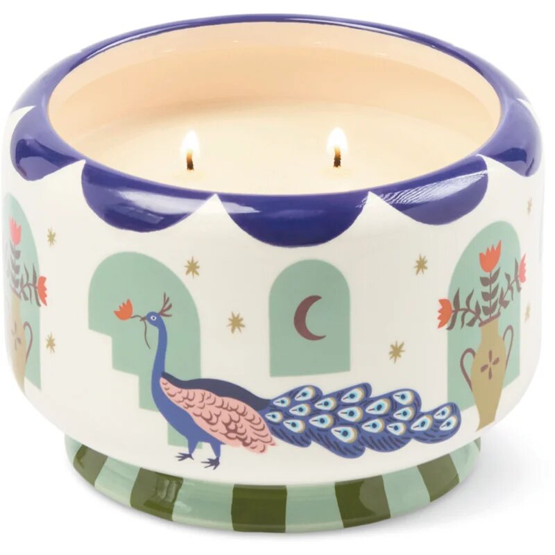 Paddywax A Dopo Peacock Blue ароматна свещ от керамика 680 гр.
