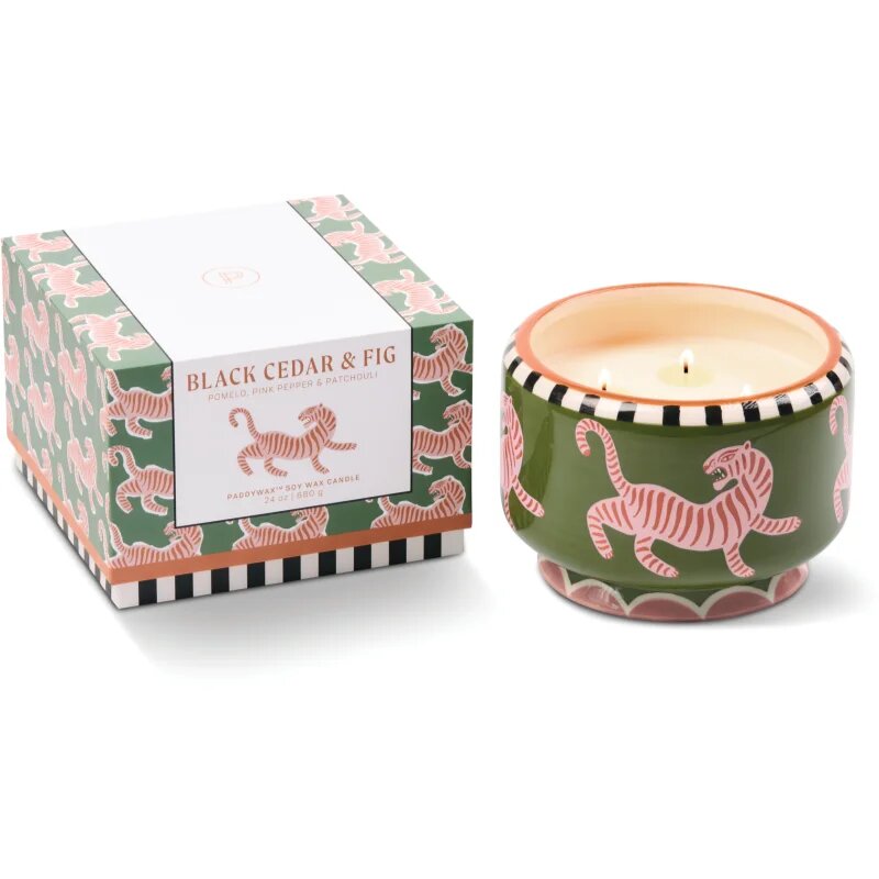 Paddywax A Dopo Tiger ароматна свещ от керамика 680 гр.