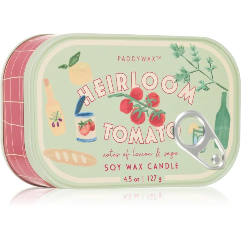 Paddywax Bistro Tin Heirloom Tomato ароматна свещ в кутия 127 гр.