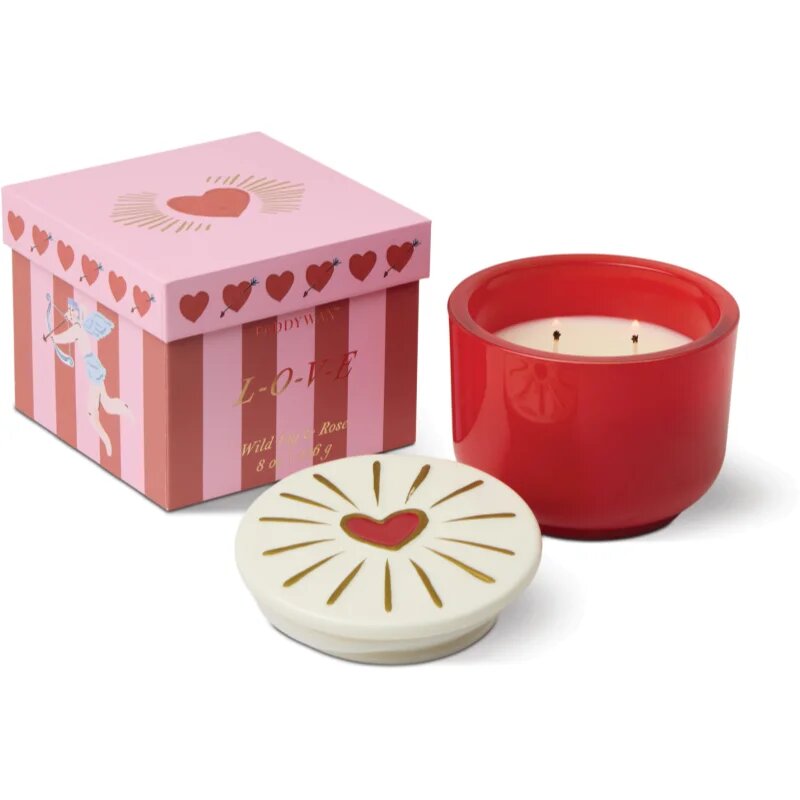 Paddywax Charmed Wild Fig & Rose ароматна свещ с капачка 226 гр.