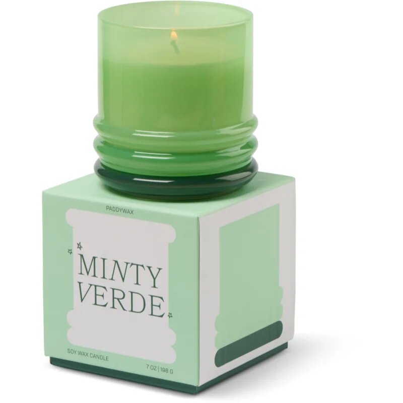 Paddywax Minty Verde ароматна свещ с капачка 198 гр.