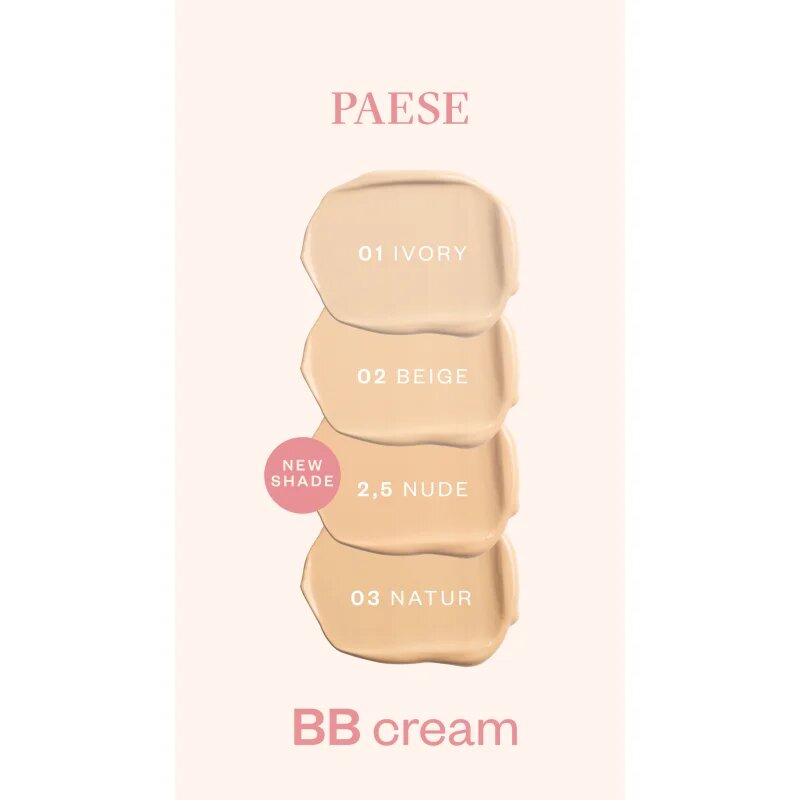 Paese BB Cream ББ крем с хиалуронова киселина цвят 25 Nude 30 мл.