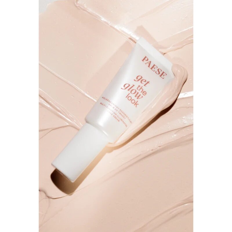 Paese Get The Glow Look Illuminating Face Cream мултифункционален тониращ крем за озаряване на лицето 30 мл.