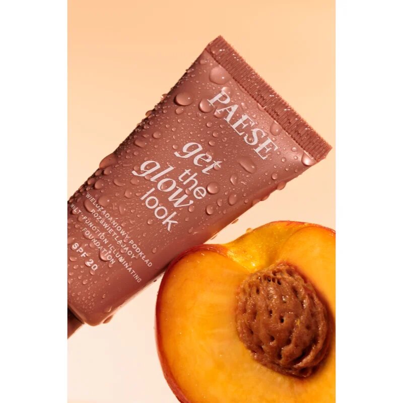 Paese Get The Glow Look Illuminating Foundation лек фон дьо тен с озаряващ ефект SPF 20 цвят 3N Warm Beige 30 мл.