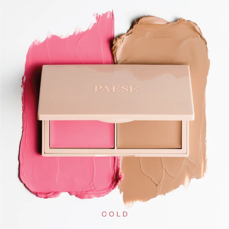 Paese Kiss My Cheeks Face Contouring Palette Cold контурираща палитра за лице цвят 02 Cold 15 гр.