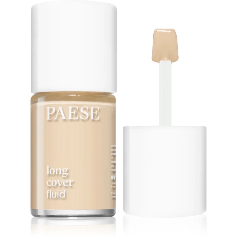 Paese Long Cover Fluid Foundation течен фон дьо тен цвят 01 Light Beige 30 мл.