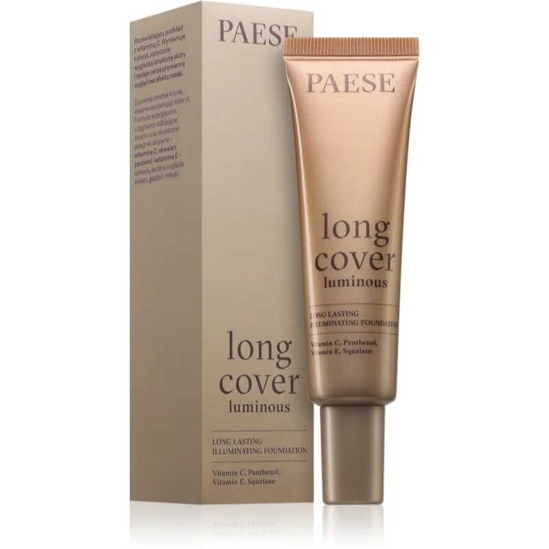 Paese Long Cover Luminous Foundation озаряващ фон дьо тен цвят 00 nude 30 мл.