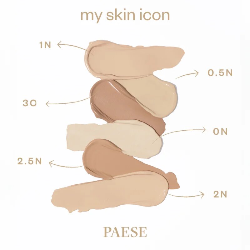 Paese My Skin Icon Mattifying Foundation матиращ фон дьо тен цвят 25N Nude Beige 33 мл.