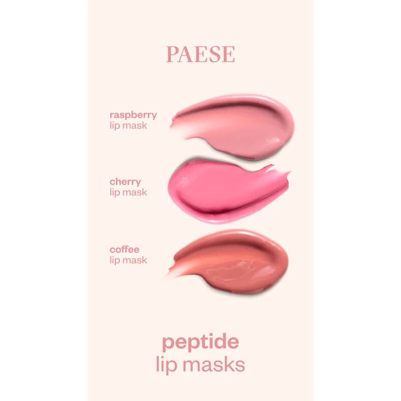 Paese Peptide Lip Mask хидратираща маска за устни с пептиди цвят Cherry 10 гр.