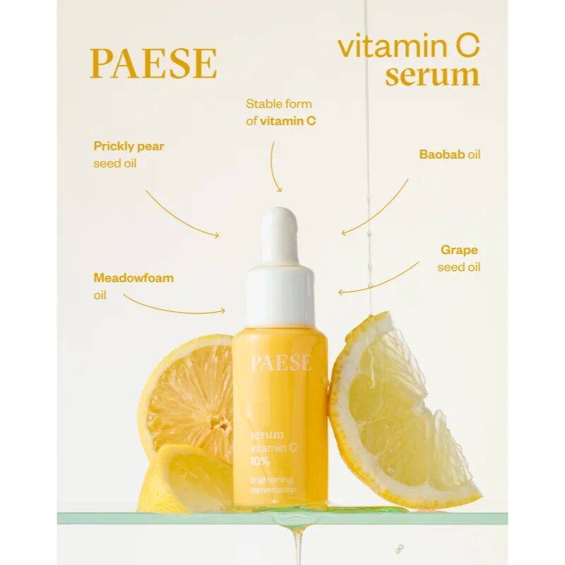 Paese Serum Vitamin C 10% регенериращ серум за масло с витамин С 15 мл.