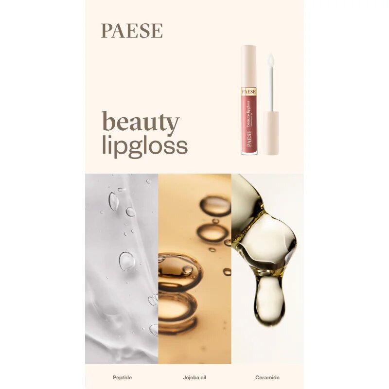 Paese Tasty Lips Beauty Lipgloss блясък за устни цвят 11 icing glow 4.5 мл.