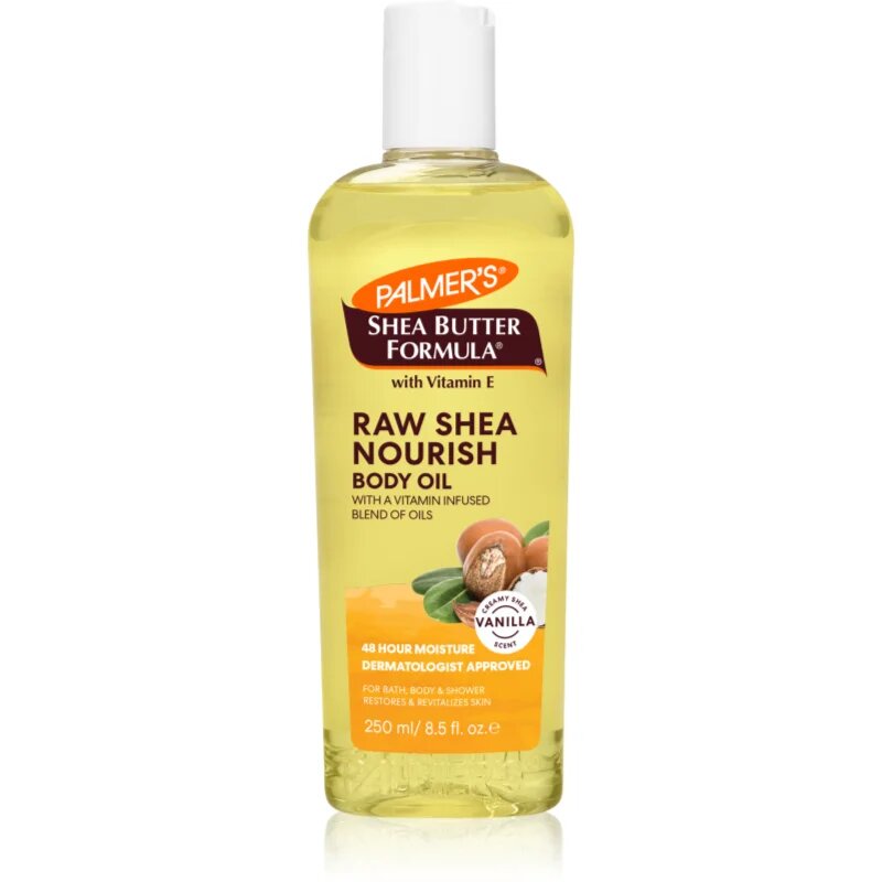 Palmer’s Shea Butter Formula подхранващо масло за тяло за суха и чувствителна кожа 250 мл.