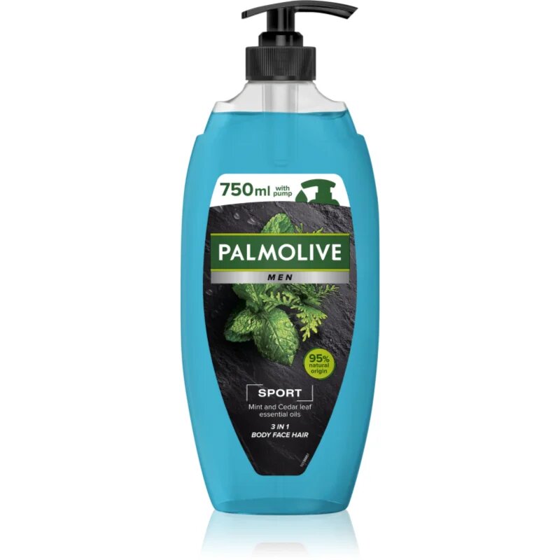Palmolive Men Revitalising Sport душ-гел за мъже с дозатор 750 мл.