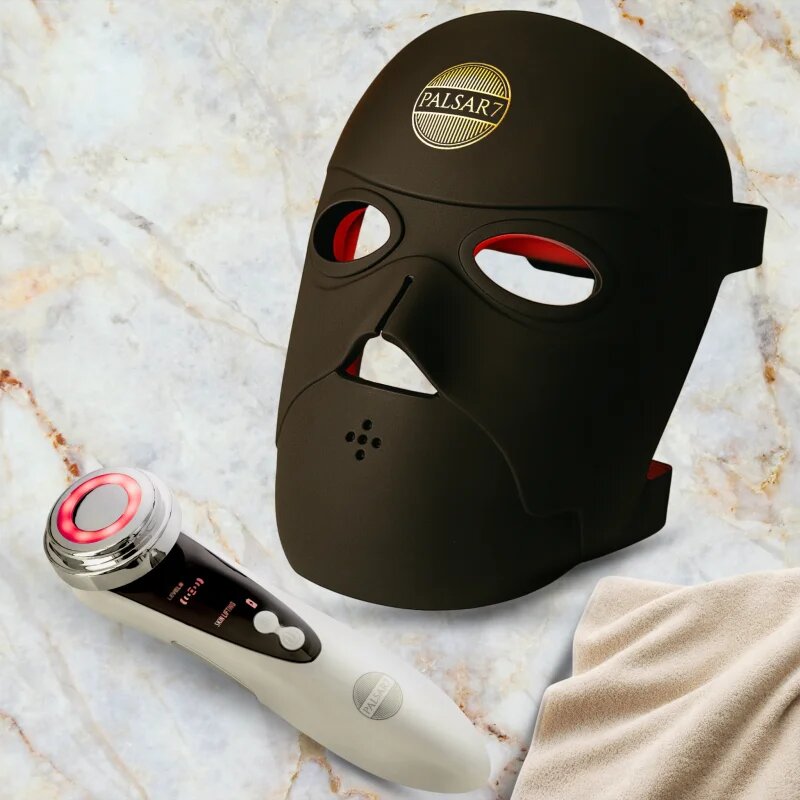 PALSAR7 Exclusive Set Photon LED Mask & Galvanic Iron комплект на изгодна цена
