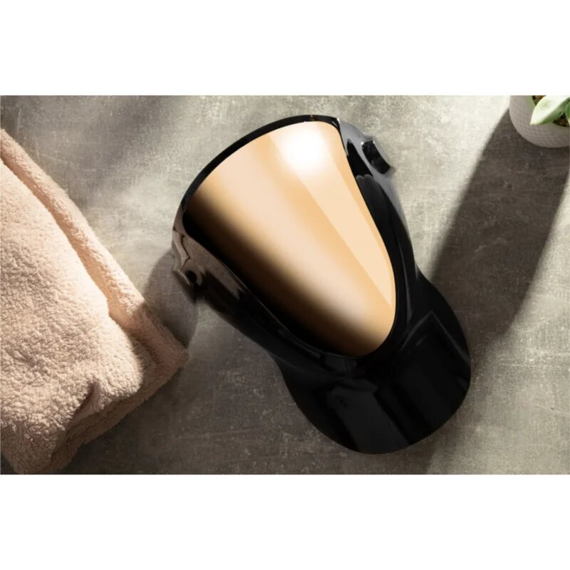 PALSAR7 Professional LED Mask Black Gold светодиодна разкрасяваща маска на лицето и шията 1 бр.