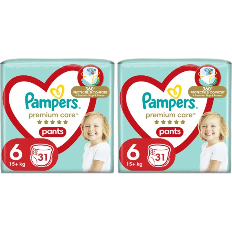 Pampers Premium Care Pants Size 6 комплект за бебета и деца