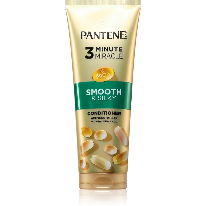 Pantene 3 Minute Miracle Smooth&Silky дълбоко действащ триминутен балсам за увредена коса 220 мл.