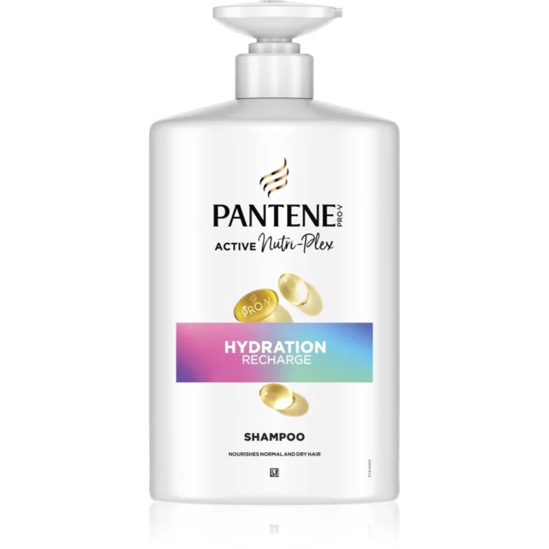 Pantene Pro-V Active Nutri Plex Hydration Recharge подхранващ шампоан за възстановяване и подсилване на косата 1000 мл.