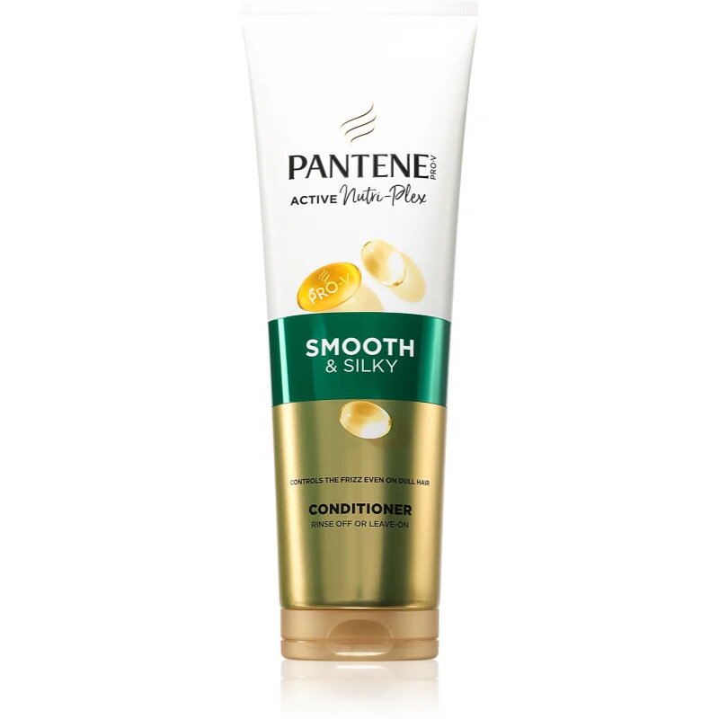 Pantene Pro-V Active Nutri Plex Smooth & Silky подсилващ балсам за коса с хвърчащи косъмчета и без обем 275 мл.
