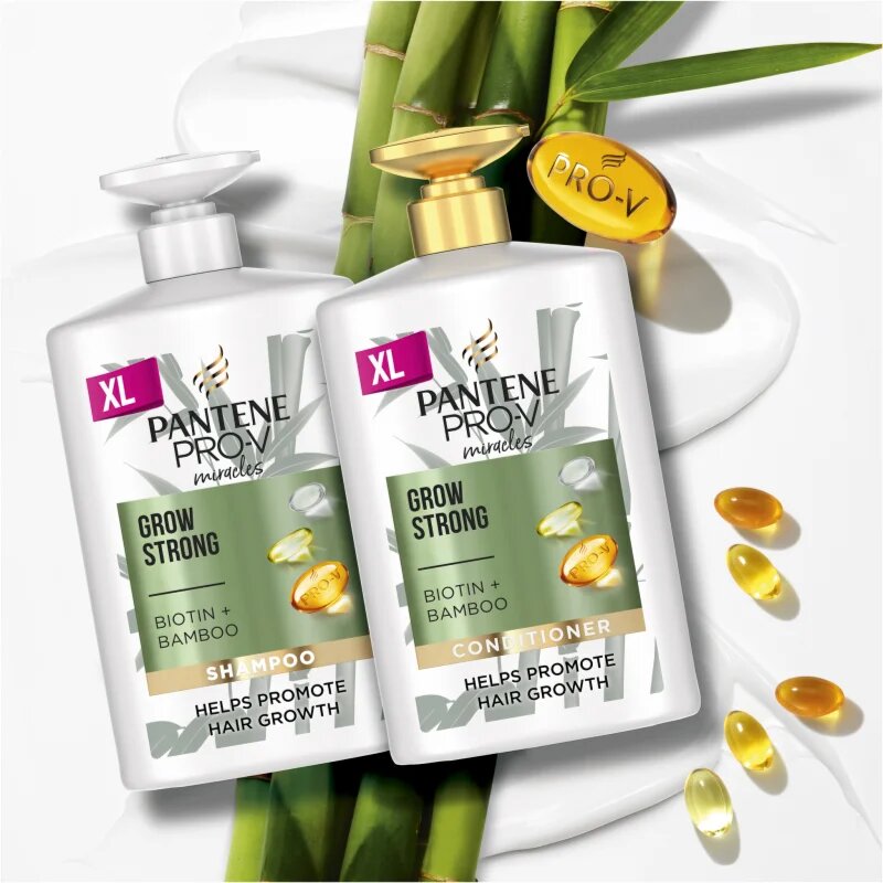 Pantene Pro-V Miracles Grow Strong балсам за суха и увредена коса склонна към накъсване 1000 мл.