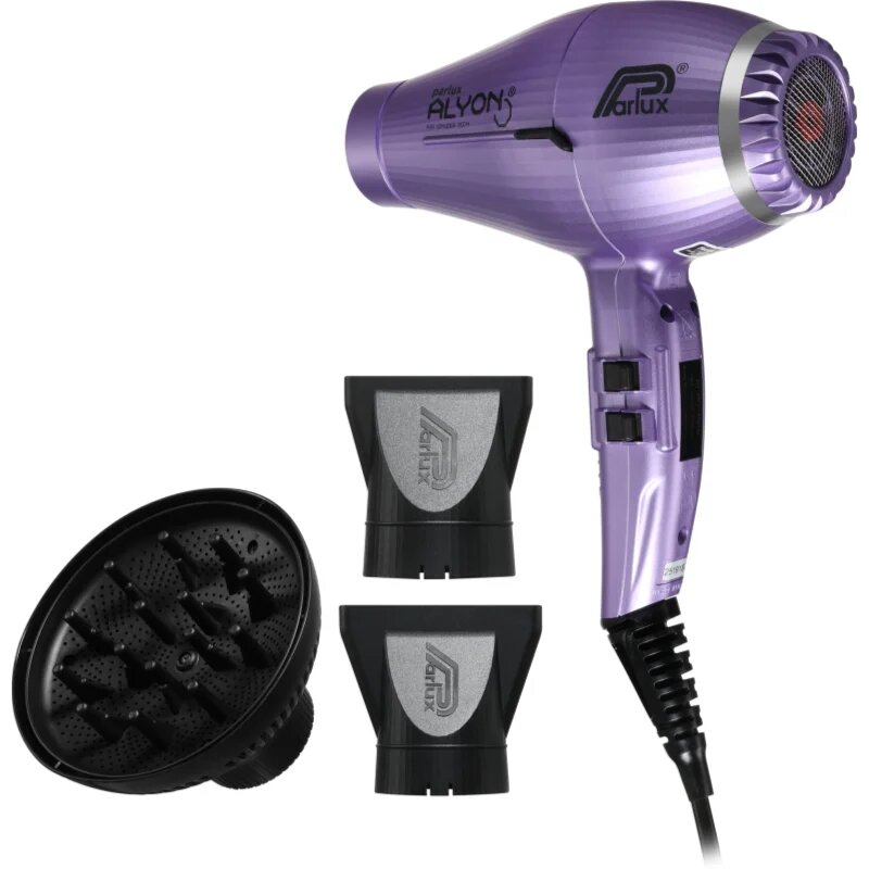 Parlux Alyon Air Ionizer Tech Lilac Edition професионален сешоар за коса с йонизатор + дифузер 1 бр.