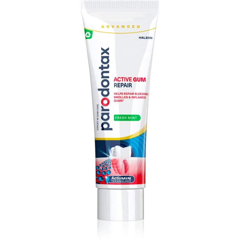Parodontax Active Gum Repair Fresh Mint паста за зъби за здрави венци и цялостна грижа за зъбите 75 мл.