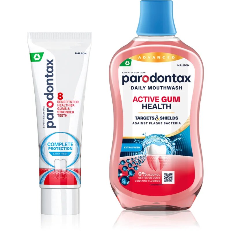 Parodontax Complete Protection & Active Gum Health Extra Fresh комплект за здрави зъби и венци