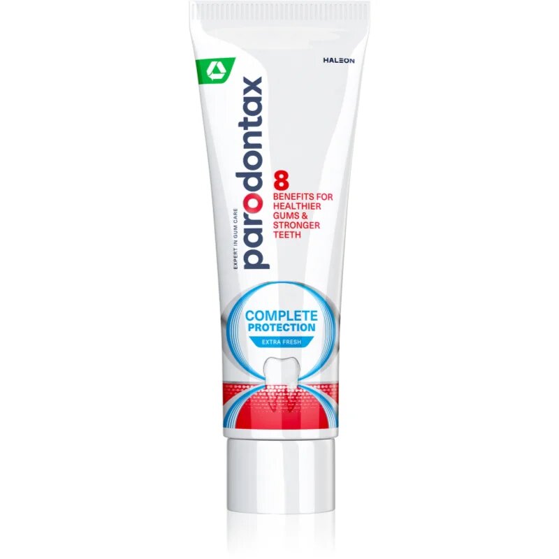 Parodontax Complete Protection Extra Fresh паста за зъби с флуорид за здрави зъби и венци 75 мл.