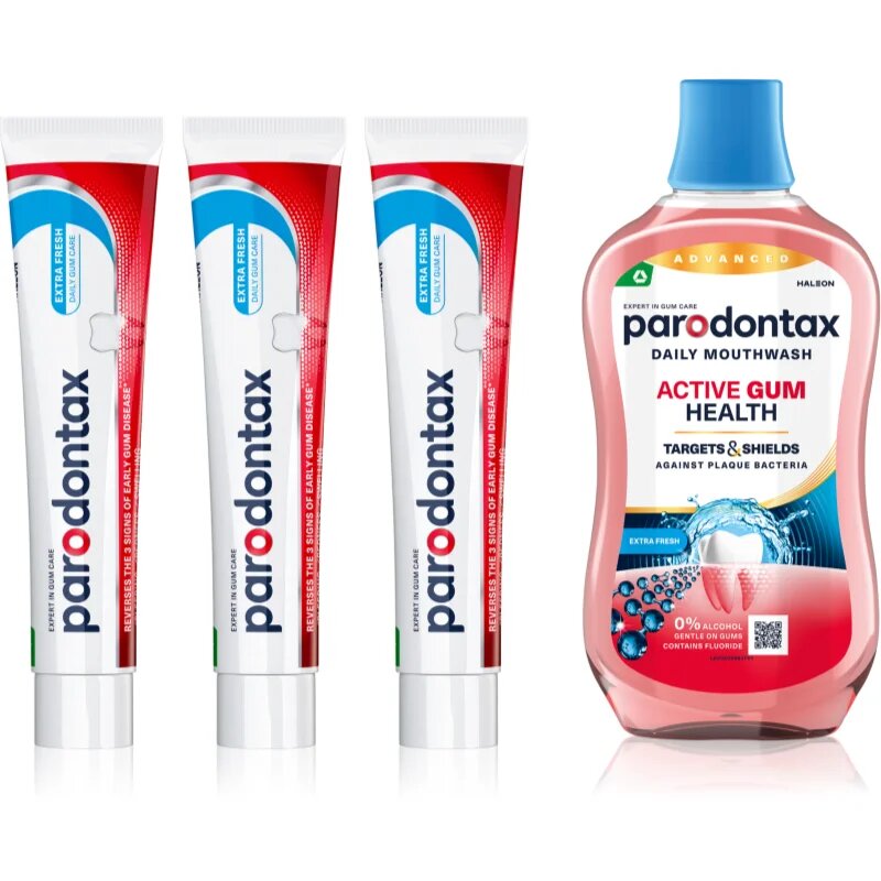 Parodontax Extra Fresh & Active Gum Health комплект за зъби