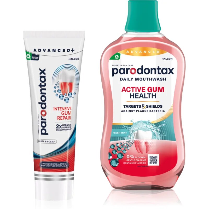 Parodontax Intensive Gum Repair White & Active Gum Health комплект за зъби