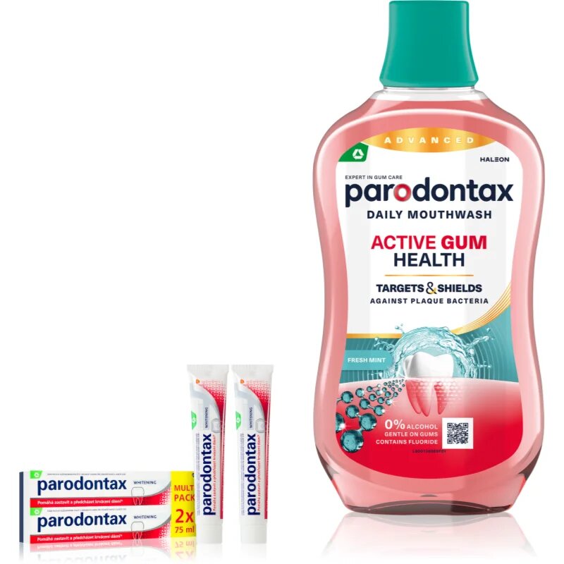 Parodontax Whitening & Acive Gum Health комплект за зъби